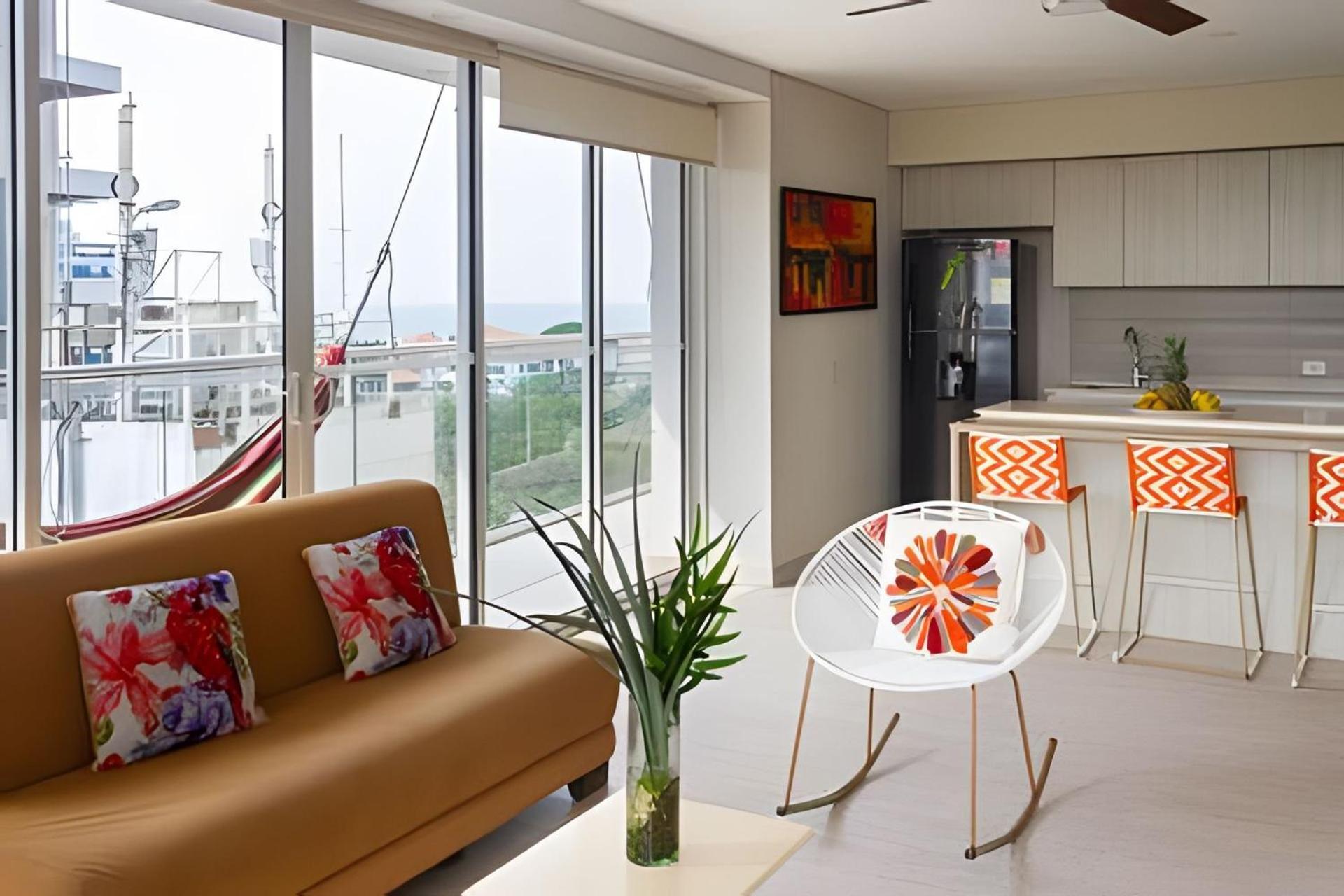 2 Dormitorios Jacuzzi Y Vista Mar. Frente A Playa Cartagena Luaran gambar