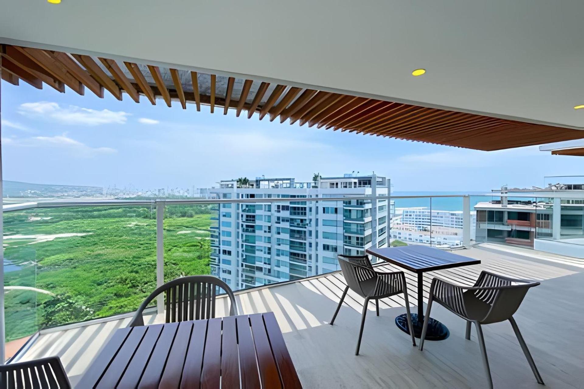 2 Dormitorios Jacuzzi Y Vista Mar. Frente A Playa Cartagena Luaran gambar